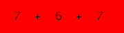 enter the sum of these 3 numbers