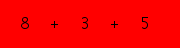 enter the sum of these 3 numbers