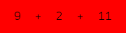 enter the sum of these 3 numbers