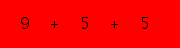 enter the sum of these 3 numbers