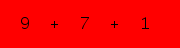 enter the sum of these 3 numbers