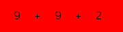 enter the sum of these 3 numbers