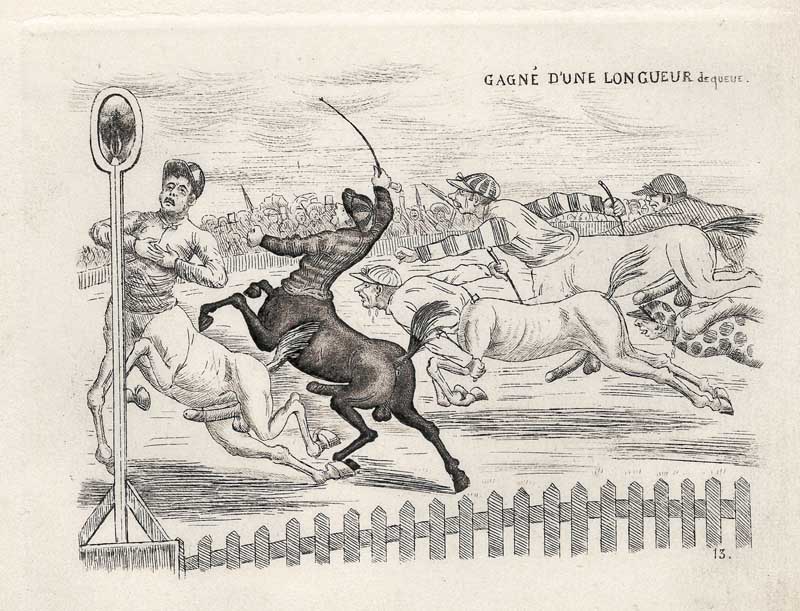 13. Gagne d'une longueur (Won by one length)